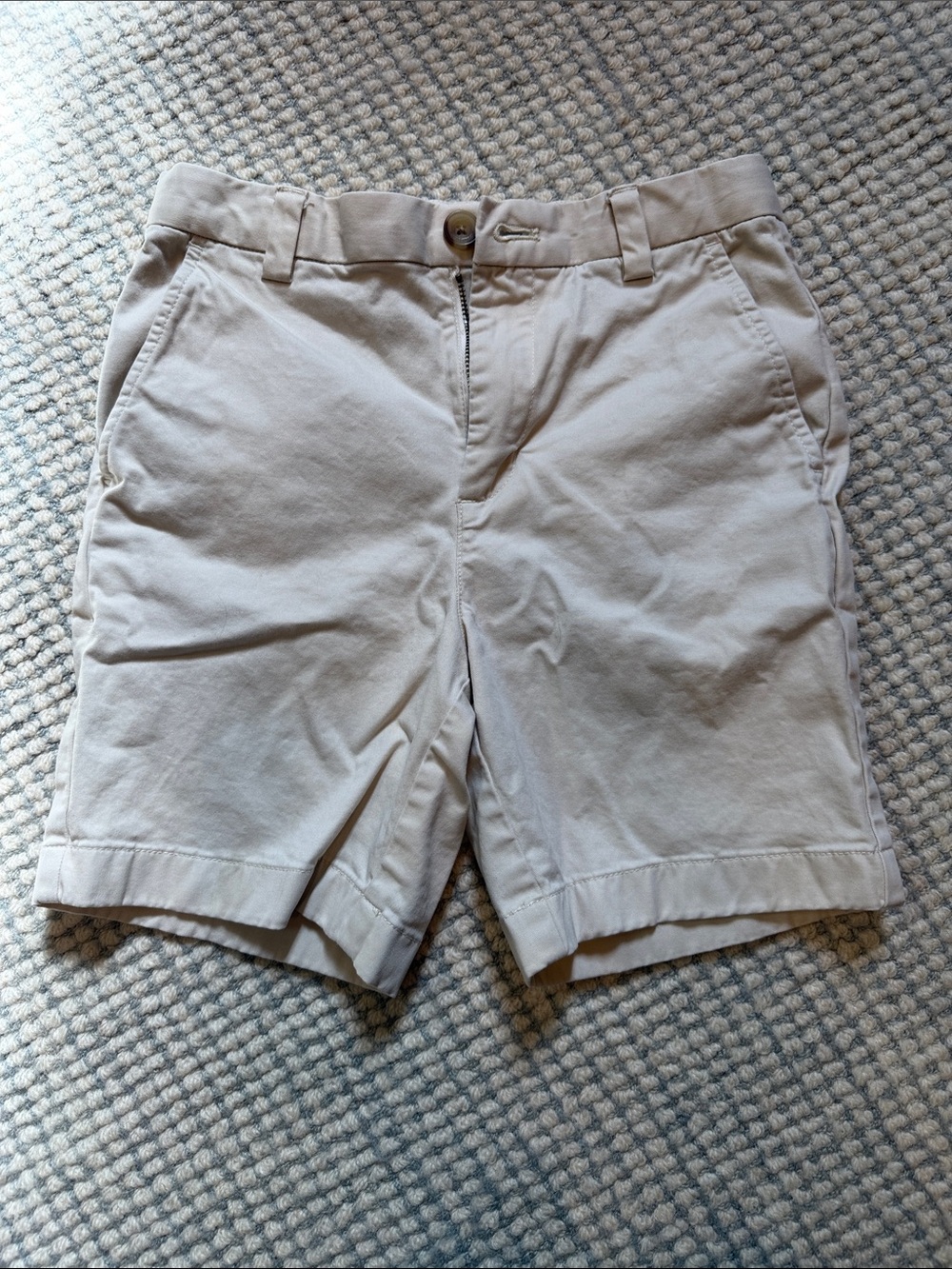 Vineyard Vines Light Khaki Cotton Chino Shorts Boys size 8